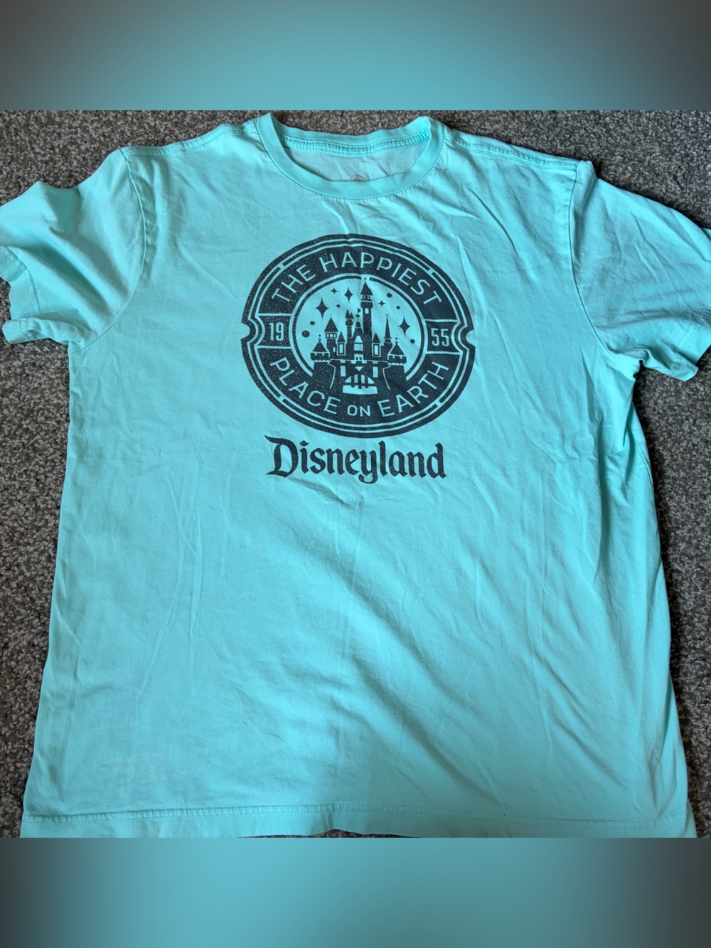 Disneyland Turquoise Graphic T-Shirt